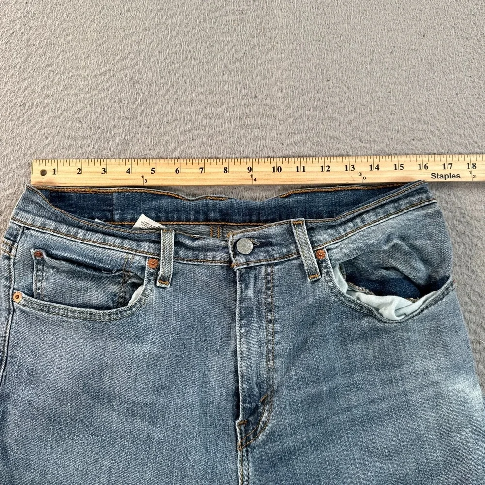 Levi's 512 Jeans Men's 32x31‎ Blue Cotton Denim Straight Faded Workwear Stretch